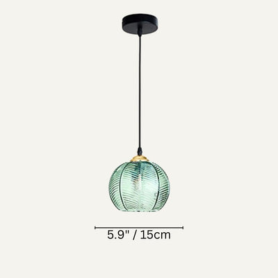 Aalin Pendant Light – Elegant Frosted Glass Hanging Lamp with Decorative Design