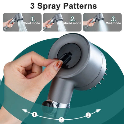 AquaFlow Shower Head – High-Pressure, Water-Saving Spa Experience with 9-Layer Filtration