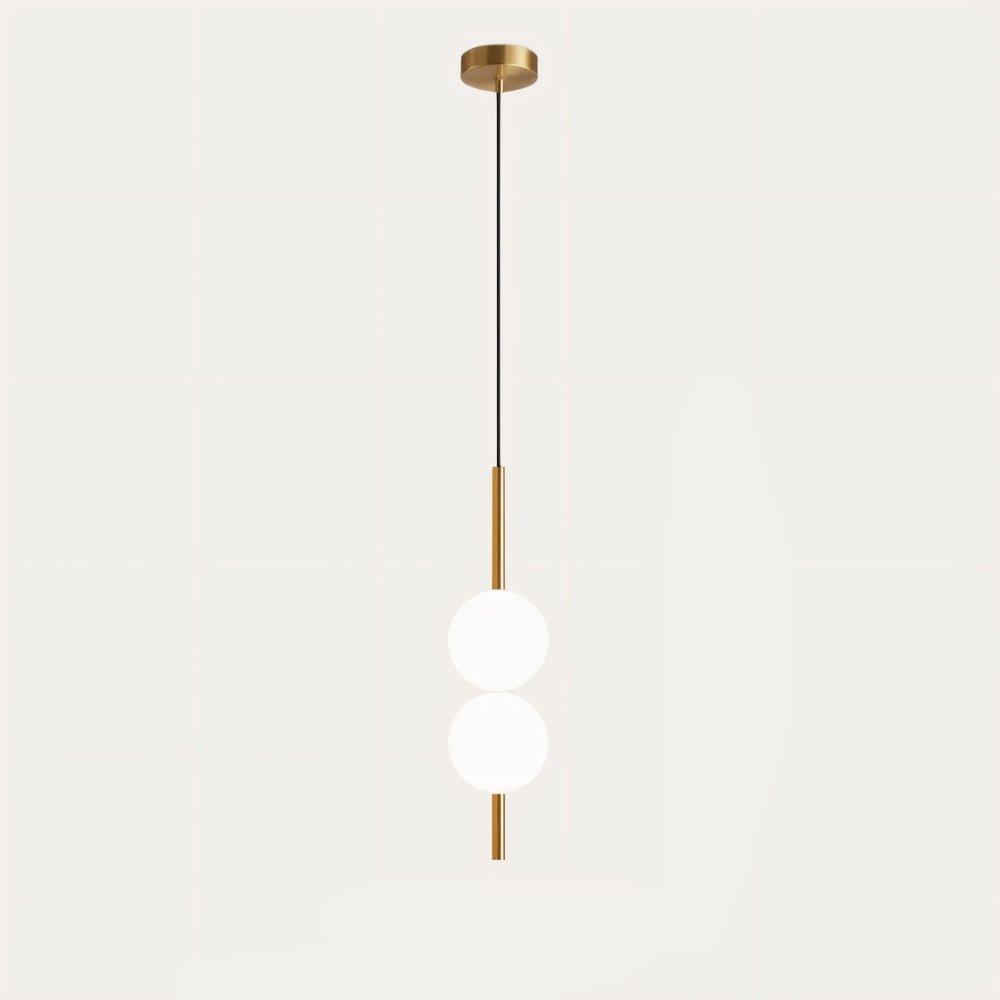 Afzal Pendant Light – Minimalist Glass Globe Hanging Lamp for Elegant Interiors