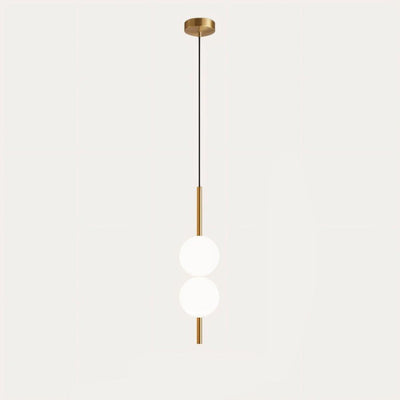 Afzal Pendant Light – Minimalist Glass Globe Hanging Lamp for Elegant Interiors