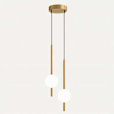 Afzal Pendant Light – Minimalist Glass Globe Hanging Lamp for Elegant Interiors