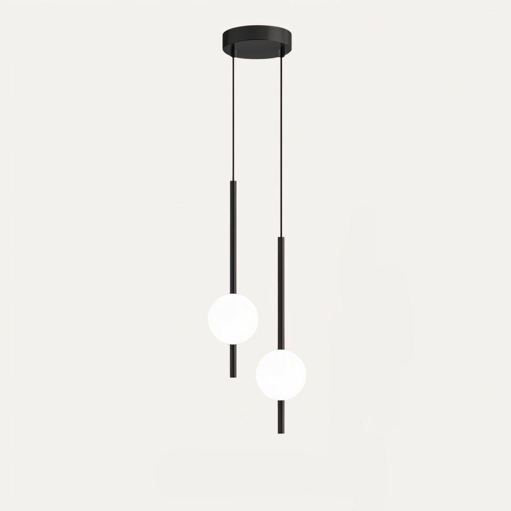 Afzal Pendant Light – Minimalist Glass Globe Hanging Lamp for Elegant Interiors