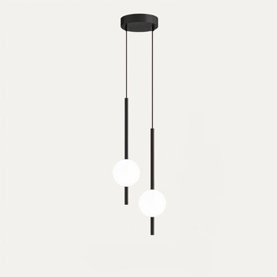 Afzal Pendant Light – Minimalist Glass Globe Hanging Lamp for Elegant Interiors