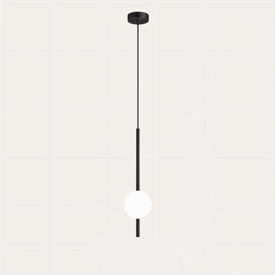 Afzal Pendant Light – Minimalist Glass Globe Hanging Lamp for Elegant Interiors
