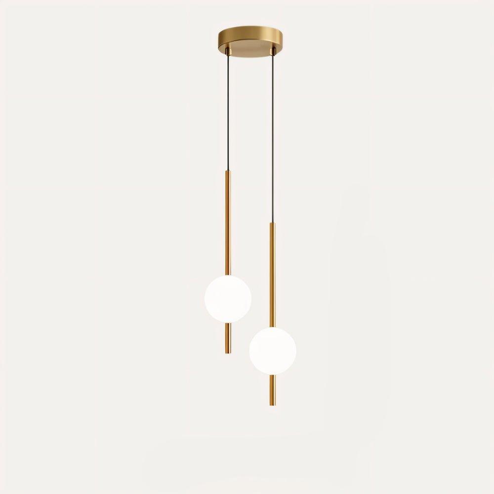 Afzal Pendant Light – Minimalist Glass Globe Hanging Lamp for Elegant Interiors