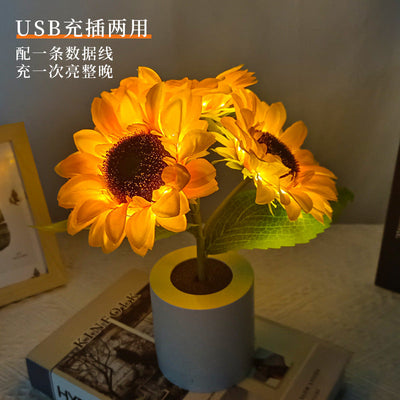 Luminous Sunflower Lamp – Nature-Inspired Glow for a Warm & Cheerful Ambience