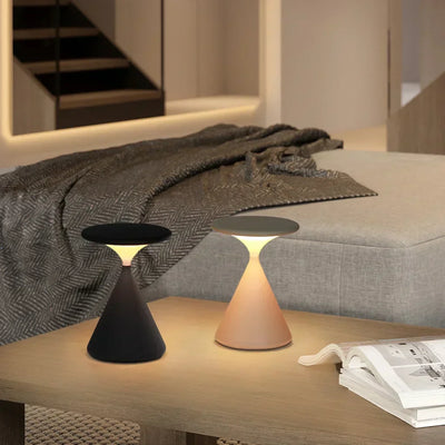 LumiTouch Wireless Table Lamp – Rechargeable LED with Touch Dimmer