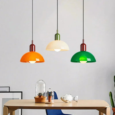Elegant Glass Pendant Light – Timeless Style with Vibrant Colour Options