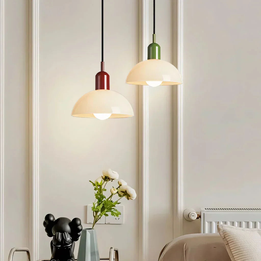 Elegant Glass Pendant Light – Timeless Style with Vibrant Colour Options