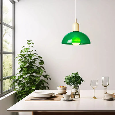Elegant Glass Pendant Light – Timeless Style with Vibrant Colour Options