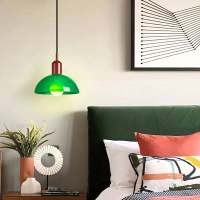 Elegant Glass Pendant Light – Timeless Style with Vibrant Colour Options