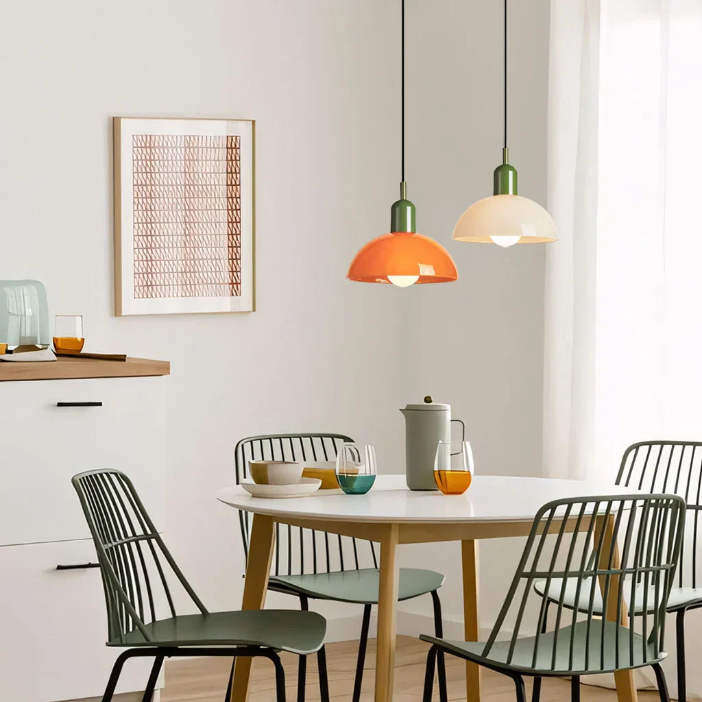 Elegant Glass Pendant Light – Timeless Style with Vibrant Colour Options