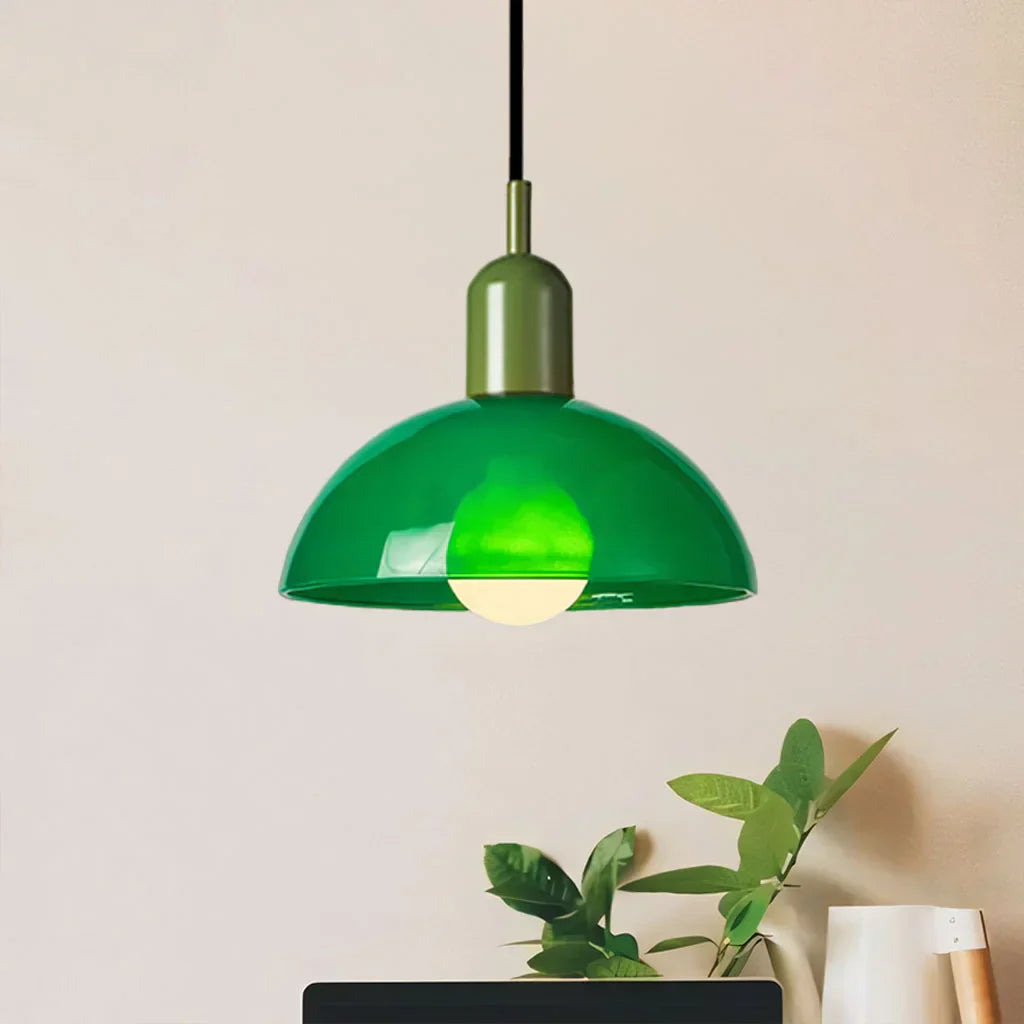 Elegant Glass Pendant Light – Timeless Style with Vibrant Colour Options