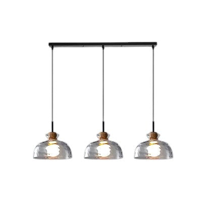TOKYO Glass Chandelier – Minimalist Elegance with Ambient LED Lighting
