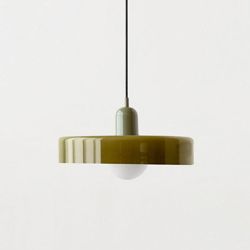 Bauhaus Pendant Light – A Timeless Fusion of Stained Glass & Modern Functionality