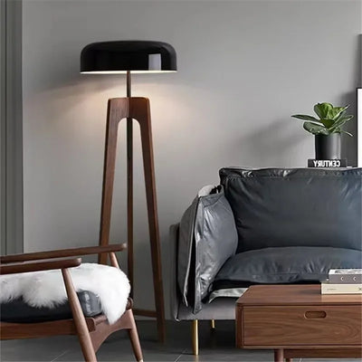 Art Deco Wooden Floor Lamp – Timeless Elegance with a Luxurious Touch