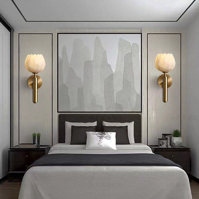Marble Rose Wall Light – Elegant Floral-Inspired Luxury Lighting
