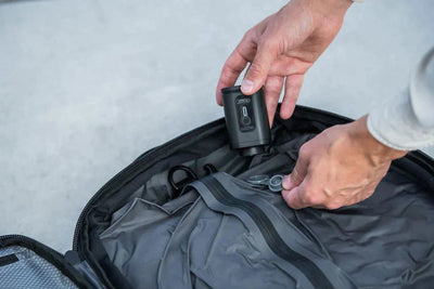 17" Vacuum Compression Backpack – Expandable, Waterproof & Secure