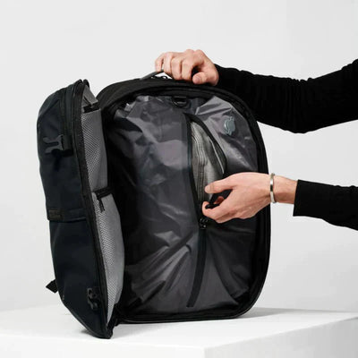 17" Vacuum Compression Backpack – Expandable, Waterproof & Secure