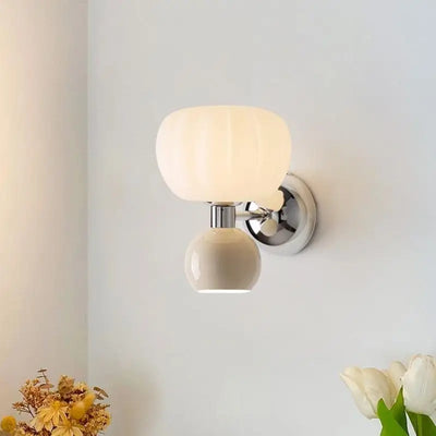 Modern LED Wall Lamp – Elegant Cream Finish for Soft Ambient Lighting