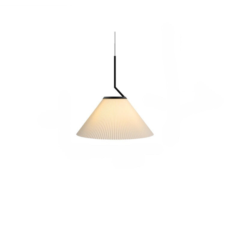 Nordic Pleated Cream Pendant Light – Soft Elegance for Modern Interiors