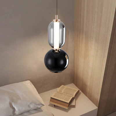 Nordic Creative Iron Glass Pendant Light – Modern Minimalist Elegance