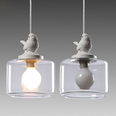 Bird-Inspired Pendant Light – Whimsical Elegance with Warm Illumination