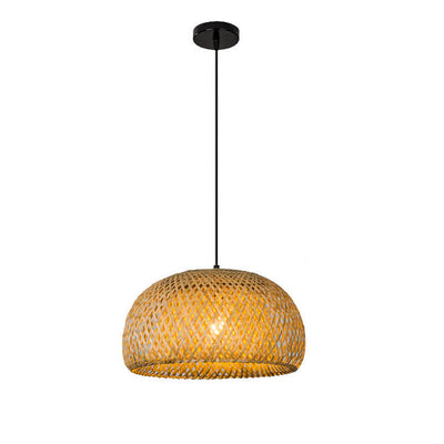 Bamboo Brilliance Pendant Light – Handcrafted Elegance in Natural Bamboo