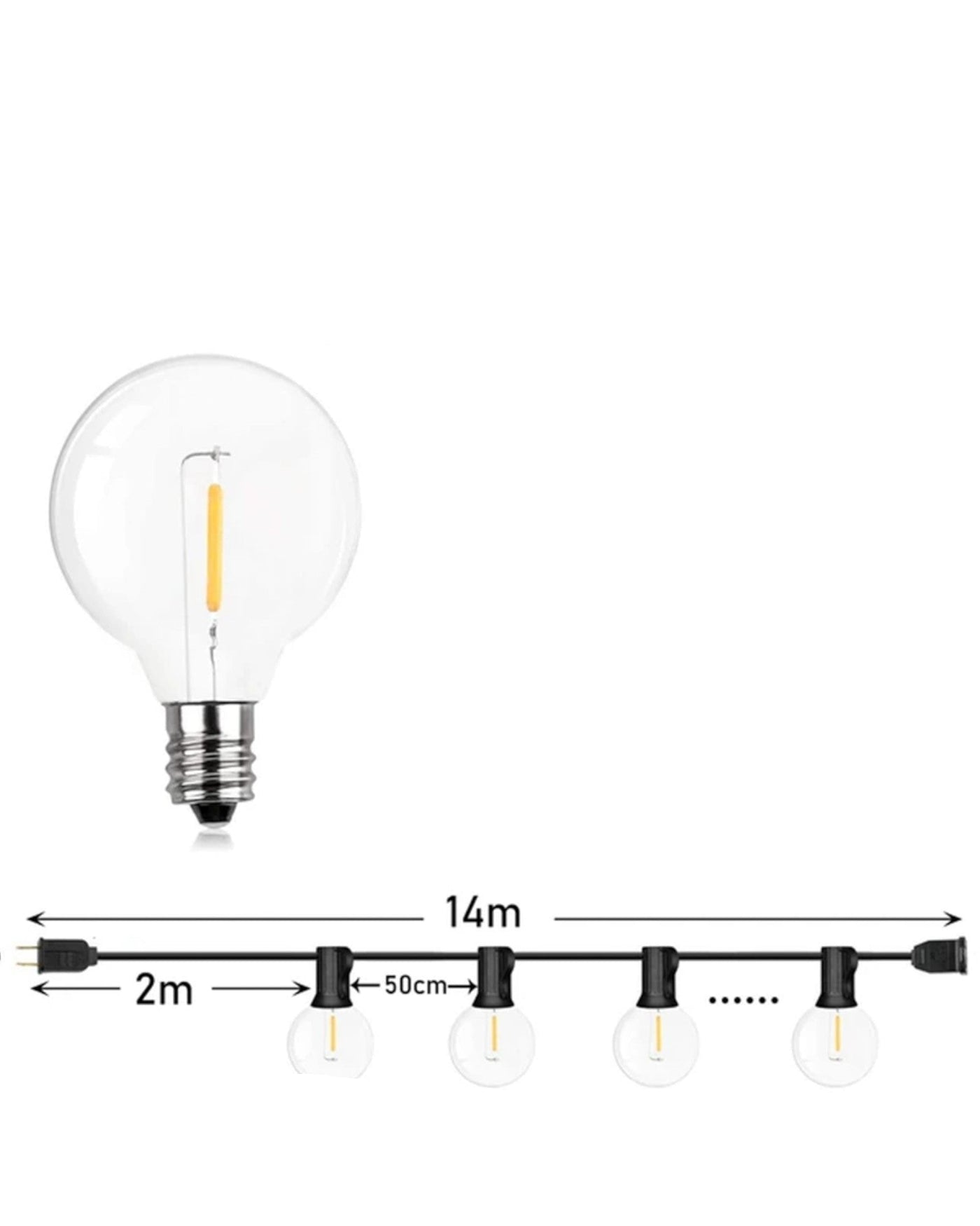 LED Waterproof String Lights – Illuminate Your Garden or Terrace with Elegance
