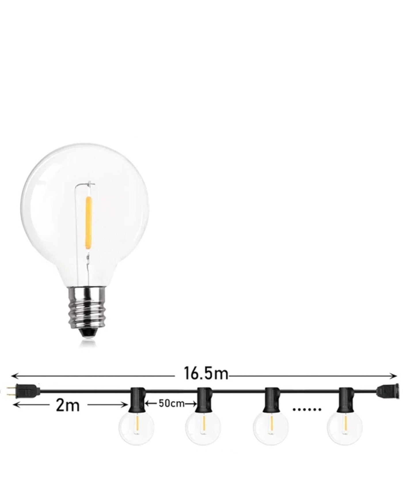 LED Waterproof String Lights – Illuminate Your Garden or Terrace with Elegance