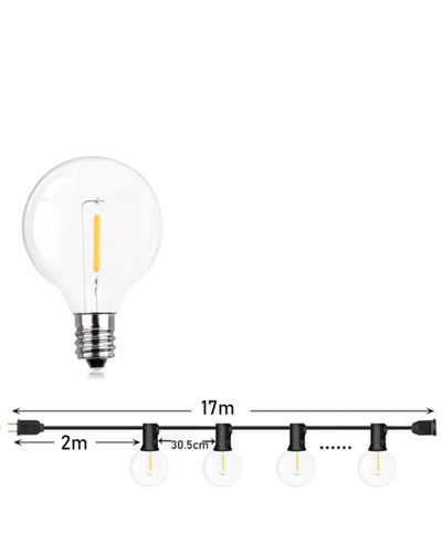 LED Waterproof String Lights – Illuminate Your Garden or Terrace with Elegance