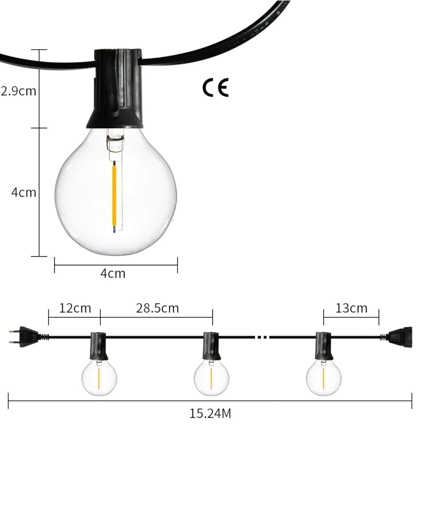 LED Waterproof String Lights – Illuminate Your Garden or Terrace with Elegance