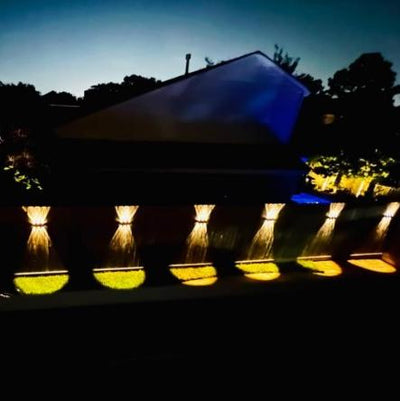 Solar Outdoor Up Down Lights – Energy-Efficient Wall Lighting for Gardens & Patios