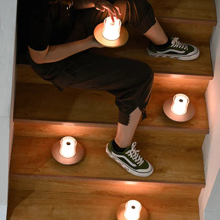 Modern LED Induction Candle Light – Safe & Stylish Flameless Glow