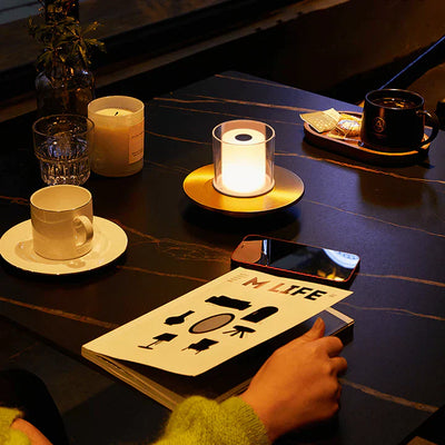 Modern LED Induction Candle Light – Safe & Stylish Flameless Glow