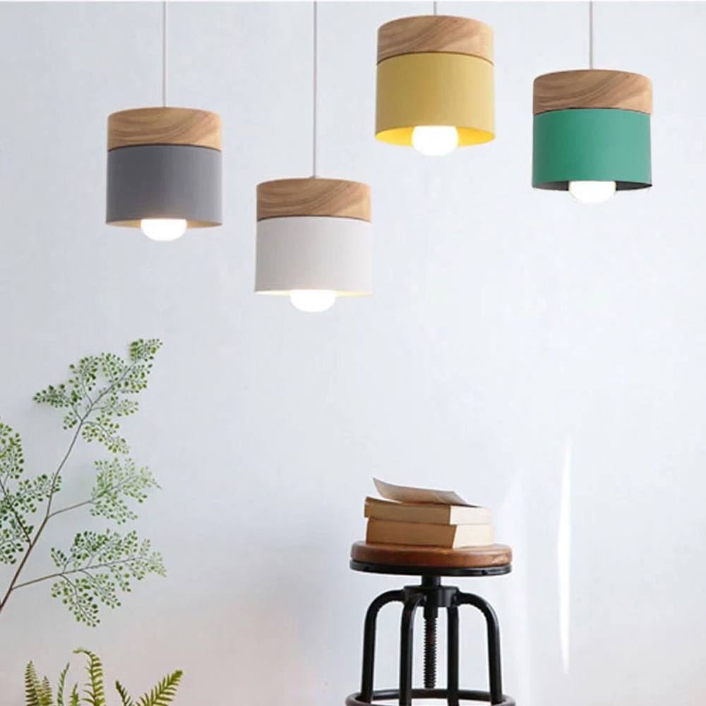 Robinson Pendant Light – Playful Elegance with Natural Wood & Soft Tones
