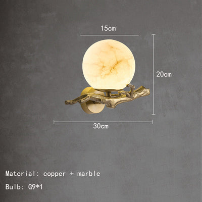 Modern Marble Wall Light – Elegant LED Lighting for a Sophisticated Interior