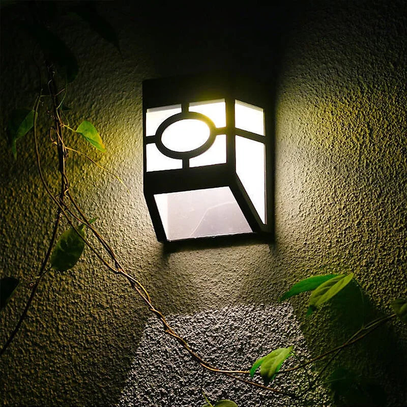 Solar LED Wall Light – Smart Outdoor Illumination with Soft Ambient Glow