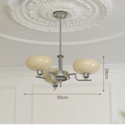 Bauhaus Medieval Ceiling Lamp – Retro Nordic LED Chandelier
