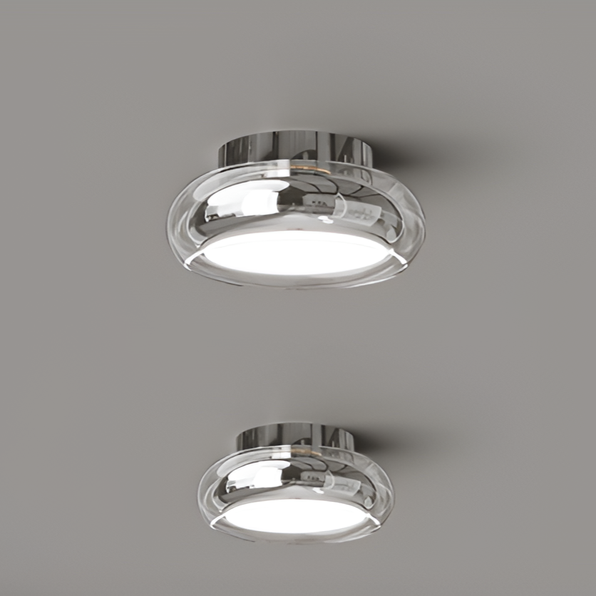 Vintage Small Acrylic LED Ceiling Light – Retro Charm with Modern Efficiency