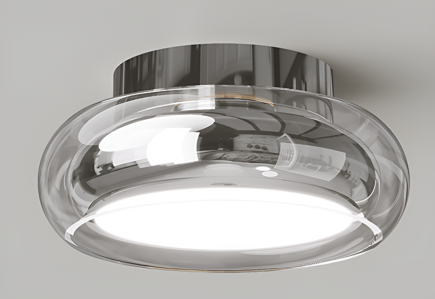 Vintage Small Acrylic LED Ceiling Light – Retro Charm with Modern Efficiency