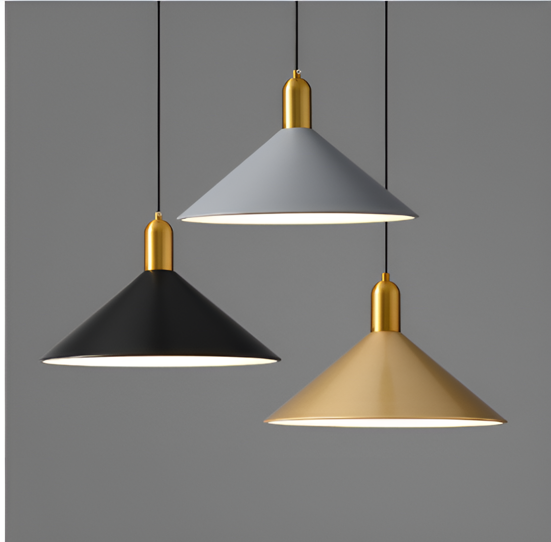 Altura Pendant Light – Minimalist Cone-Shaped LED Hanging Lamp