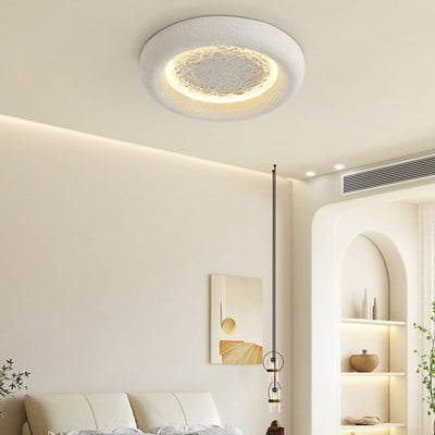 Modern Luxury Round Wall Lamp – Elegant Resin LED Light for Hotels & Living Spaces
