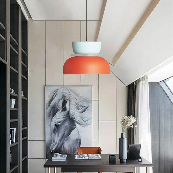 Nordic Macaron Pendant Light – Scandinavian Hanging Lamp for Kitchen & Dining