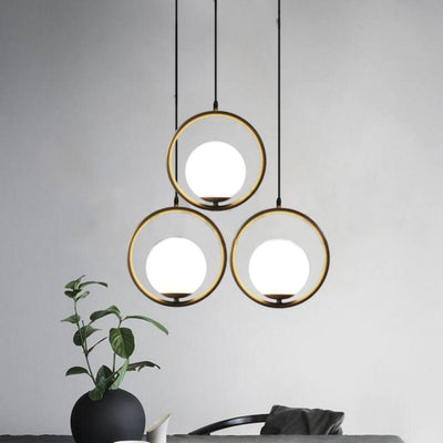 Elegant Drop Pendant Lights – Modern Brass Hanging Lamp for a Luxurious Touch