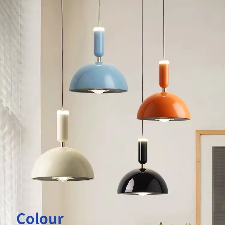 Nordic Macaron LED Pendant Light – Playful Elegance for Modern Interiors