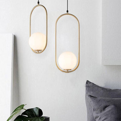 Elegant Drop Pendant Lights – Modern Brass Hanging Lamp for a Luxurious Touch
