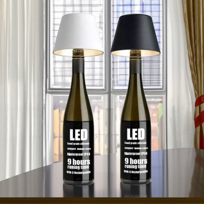 Wine Bottle Table Light – Portable LED Lamp with Touch Dimmer & USB-C Charging