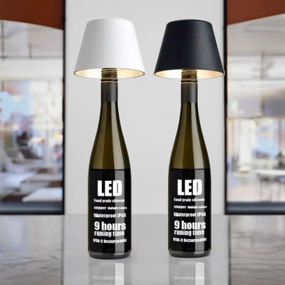 Wine Bottle Table Light – Portable LED Lamp with Touch Dimmer & USB-C Charging