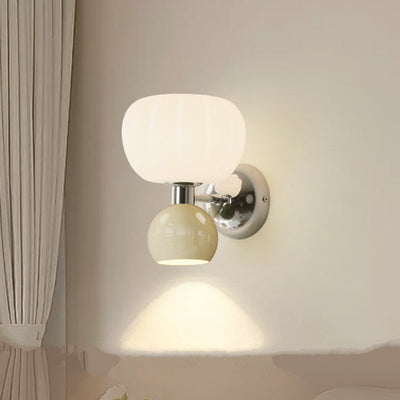 Modern LED Wall Lamp – Elegant Cream Finish for Soft Ambient Lighting